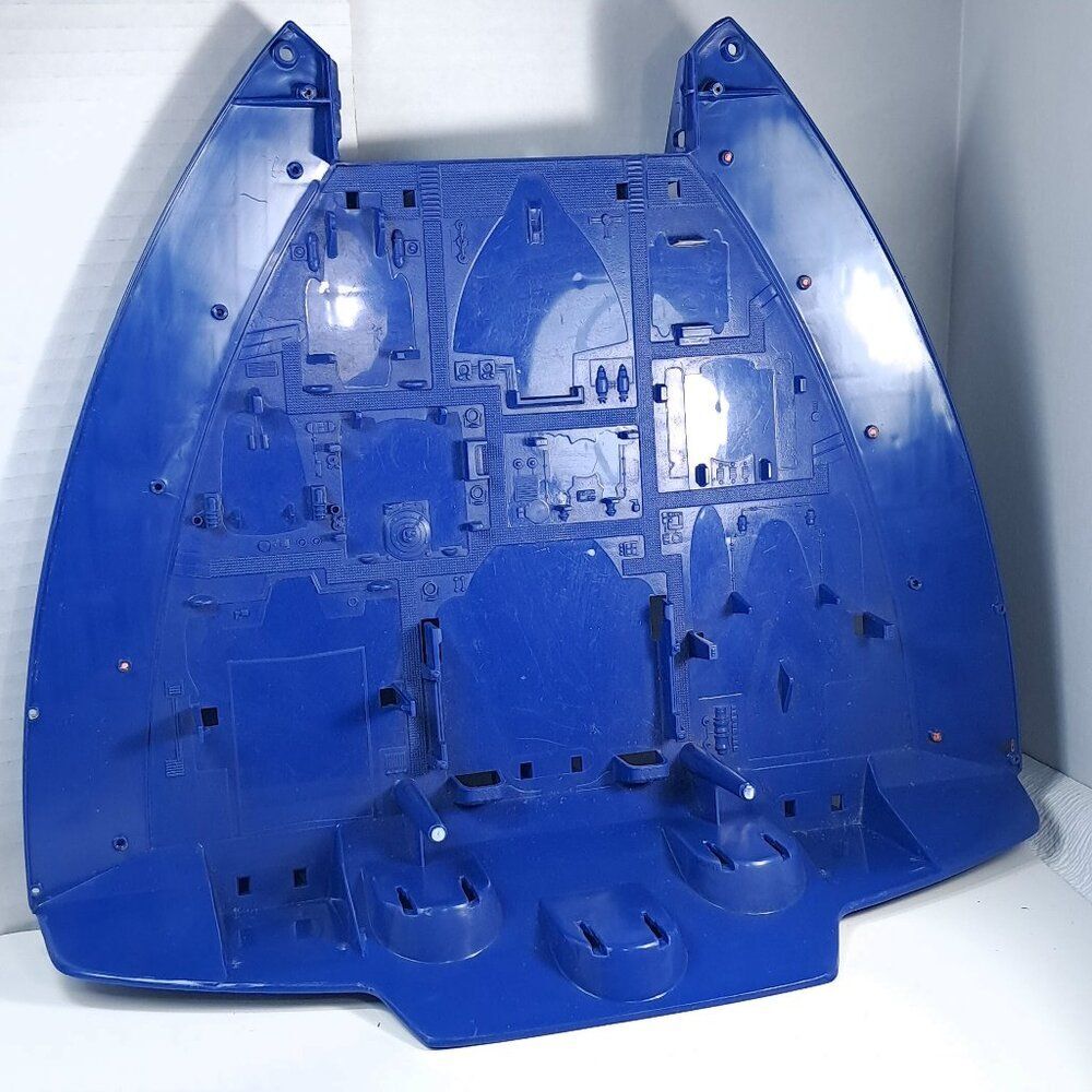 Manta Force Command Ship Bluebird Toys replacement part 1986‎ blue bottom panel.